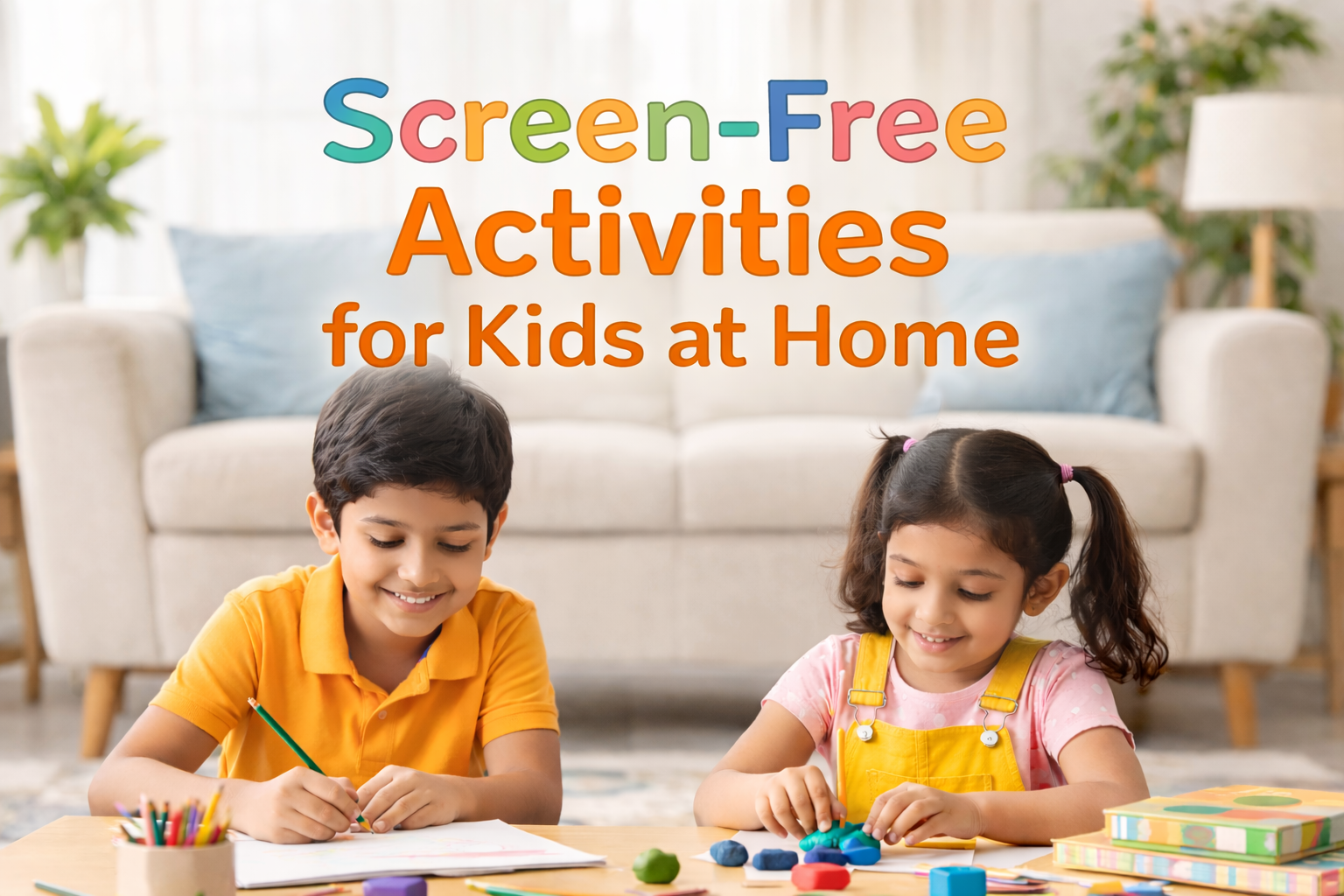 Screen-Free Activities for Kids at Home | Parenting Guide India 2026 ...
