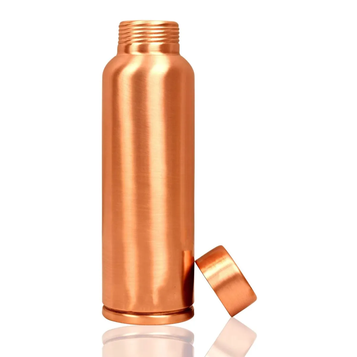 Classic Pure Copper Water Bottle – Plain Design (1 Litre)