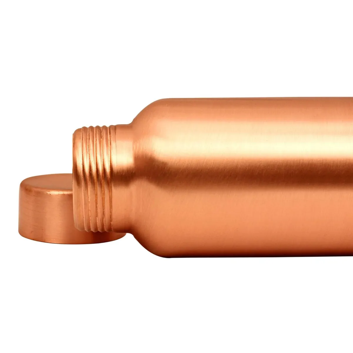 Classic Pure Copper Water Bottle – Plain Design (1 Litre)
