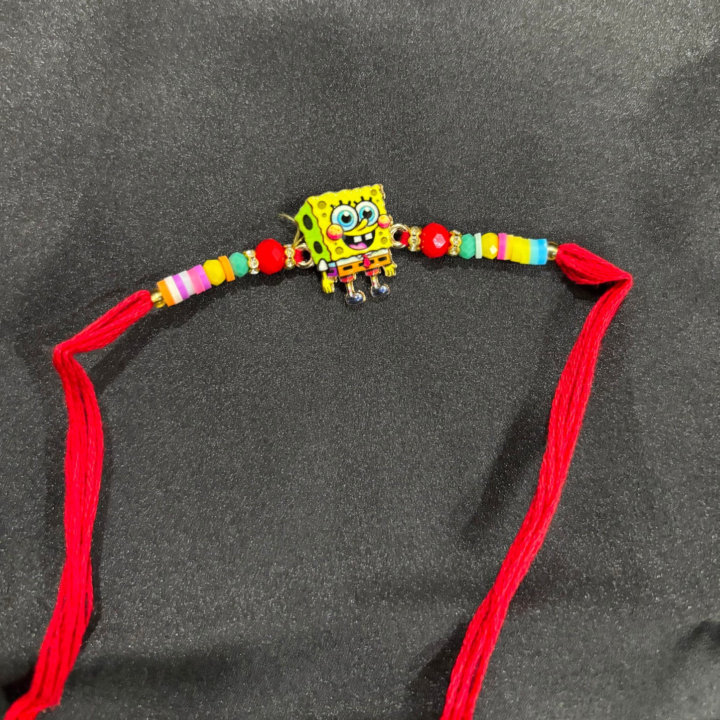 SpongeBob Kids Rakhi | Cartoon Charm Rakhi for Kids Boys
