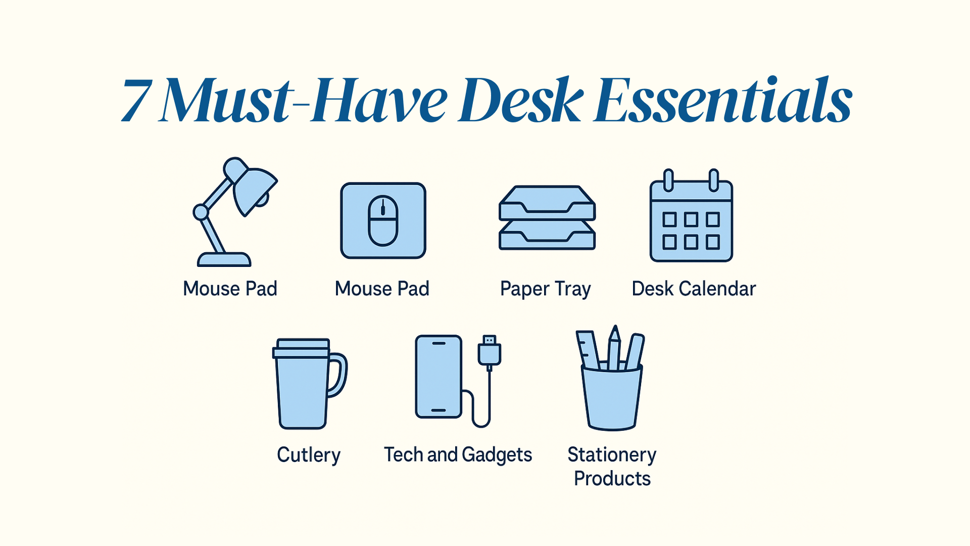 7 Must-Have Desk Essentials for Productivity | CharmBox®