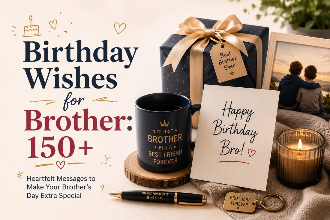 Birthday Wishes for Brother: 150+ Heartfelt, Funny & Short Messages