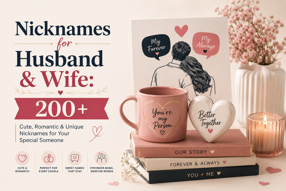 Nicknames for Husband and Wife: 200+ Cute, Funny & Romantic Names