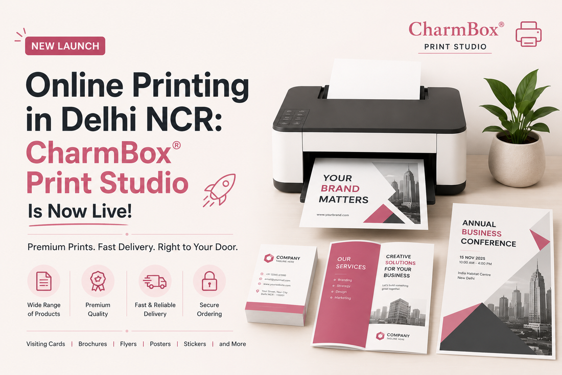 Online Printing in Delhi NCR: CharmBox® Print Studio Is Now Live