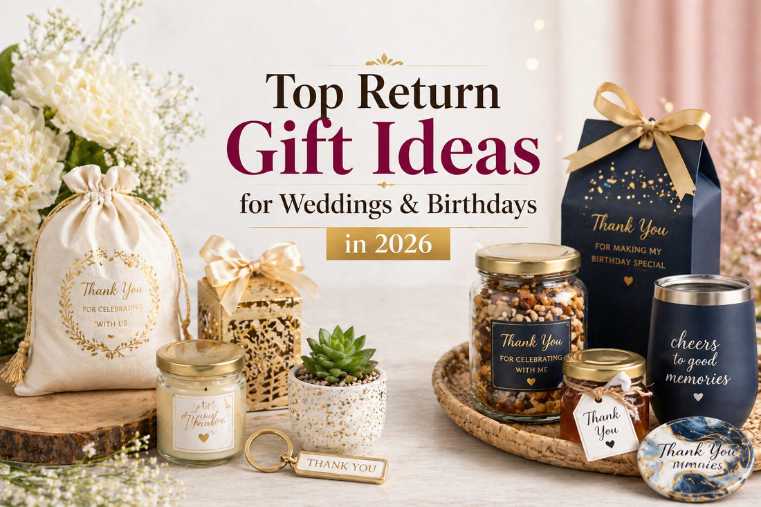 Top Return Gift Ideas for Weddings & Birthdays in 2026