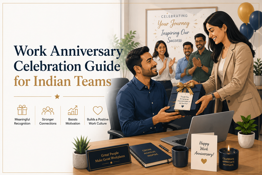 Work Anniversary Celebration Guide for Indian Teams: Ideas, Gifts, and What Actually Makes Someone Feel Valued