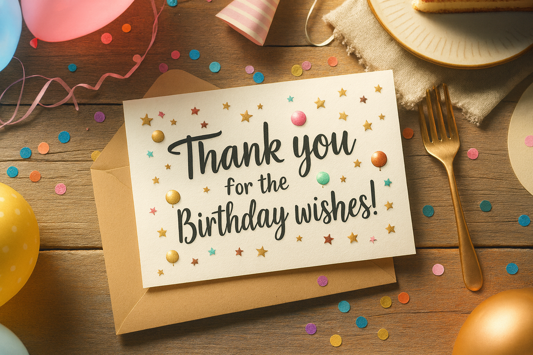 99+ Creative & Heartfelt Thank You Messages for Birthday Wishes (Fresh, Warm & Easy to Copy)