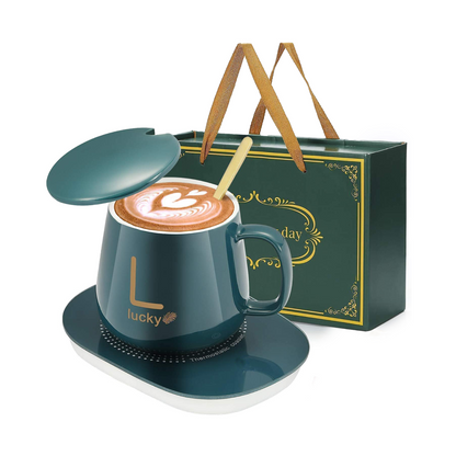 Ceramics Electric Coffee Mug Warmer : 370ml