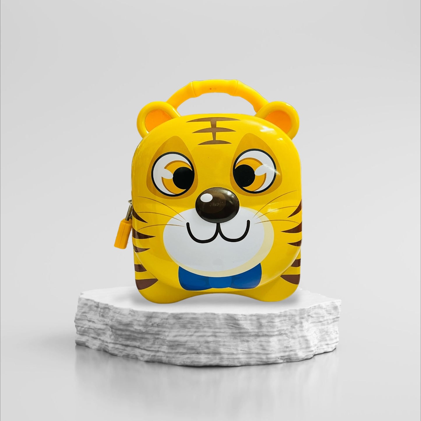 Toys Tiger Cartoon Coin Box for Kids - Lock and Key Money Bank/Gullak Piggy Bank for Girls and Boys