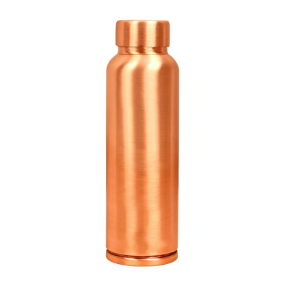 Classic Pure Copper Water Bottle – Plain Design (1 Litre)