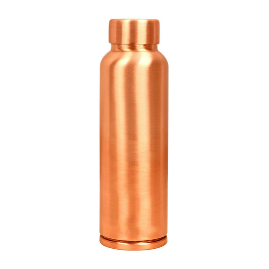 Classic Pure Copper Water Bottle – Plain Design (1 Litre)