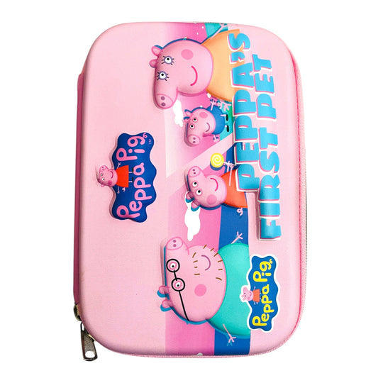 Embossed Pencil Box Pepa Pig