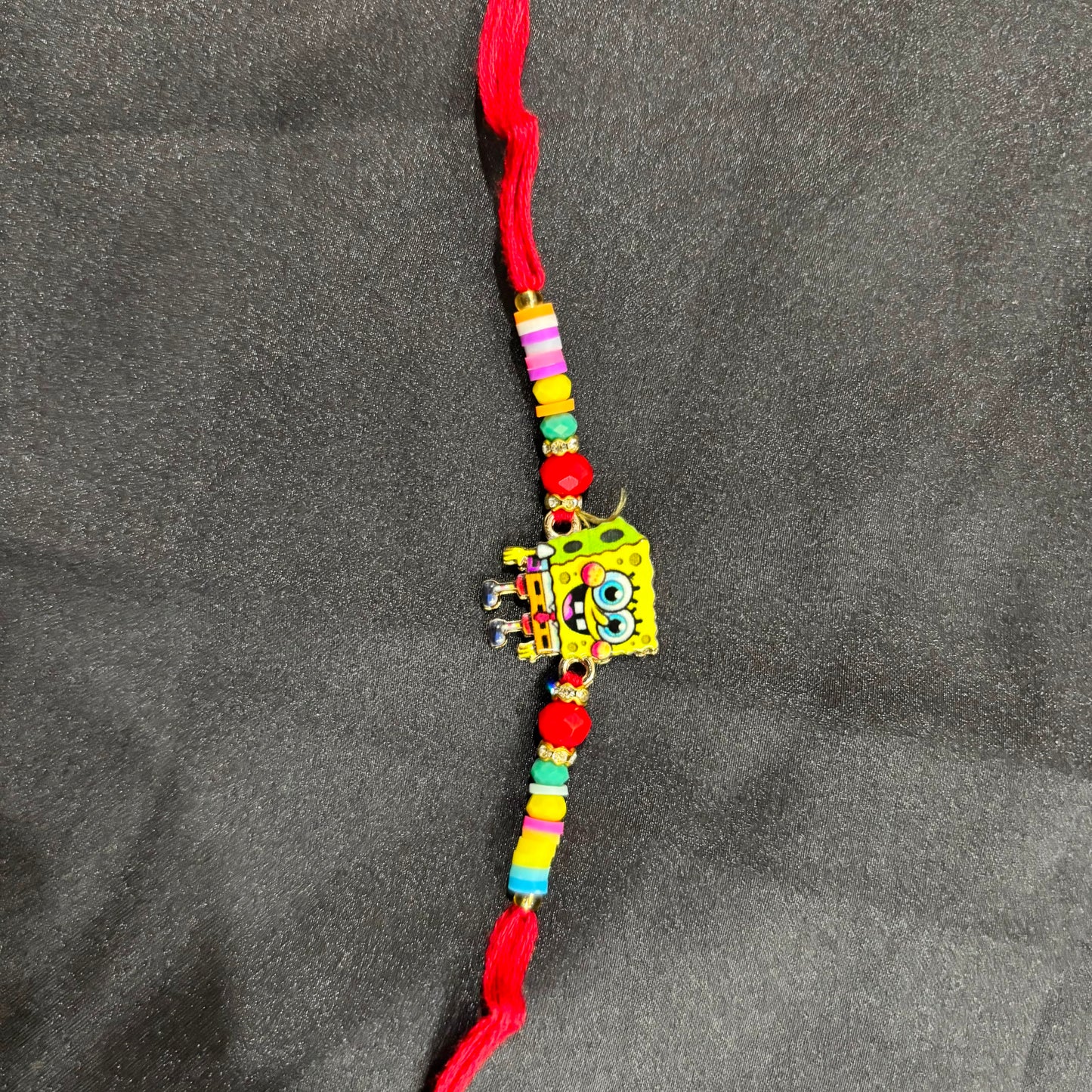 SpongeBob Kids Rakhi | Cartoon Charm Rakhi for Kids Boys